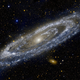 La galaxia de Andrómeda.